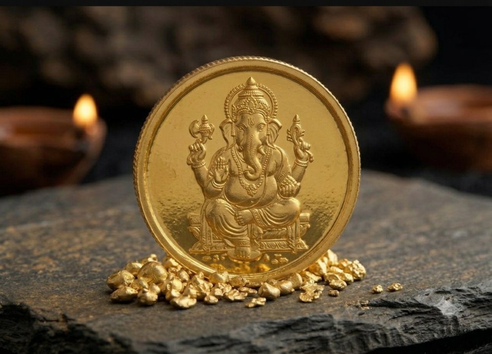 Gold Coin Ganesh